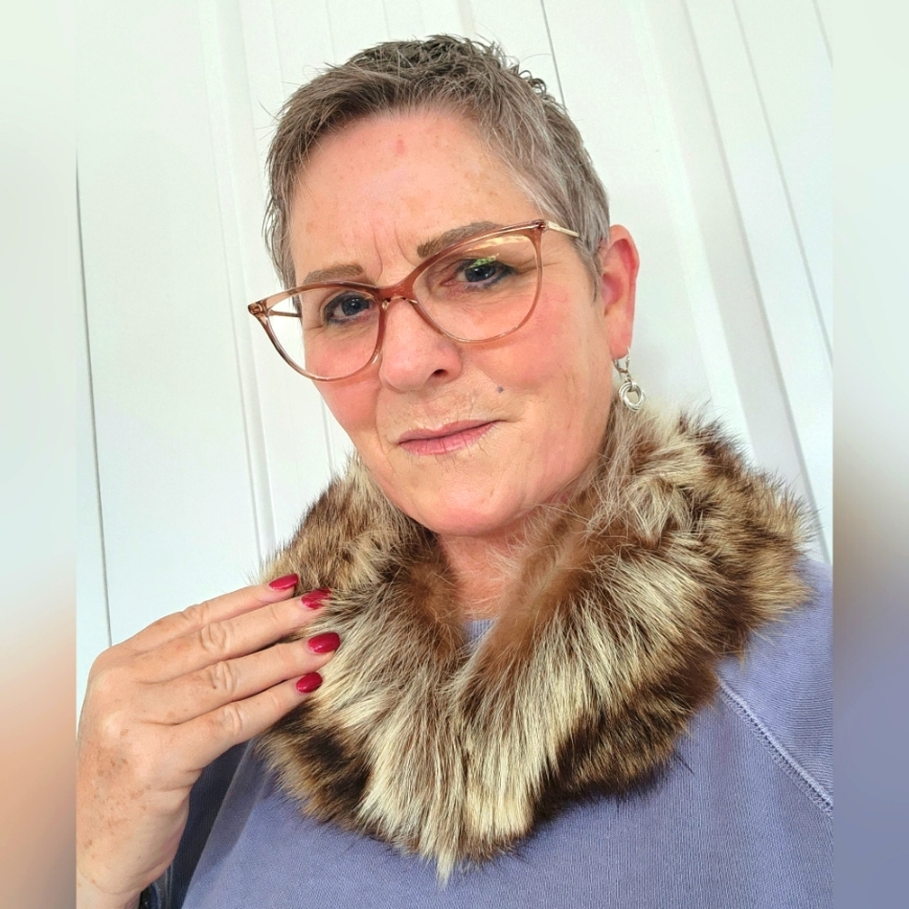 Vintage Real Fur Collar